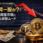 【2026年1月20日最新】上昇一服か？暗号資産市場に広がる調整ムード