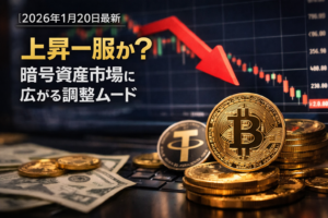 【2026年1月20日最新】上昇一服か？暗号資産市場に広がる調整ムード