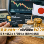 仮想通貨決済カードの取引量は約22倍に。日本で普及する可能性と現実的な課題