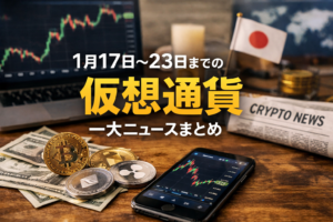 【2026年1月17日〜23日】仮想通貨一大ニュースまとめ。ダボス発言と規制運用の転換点