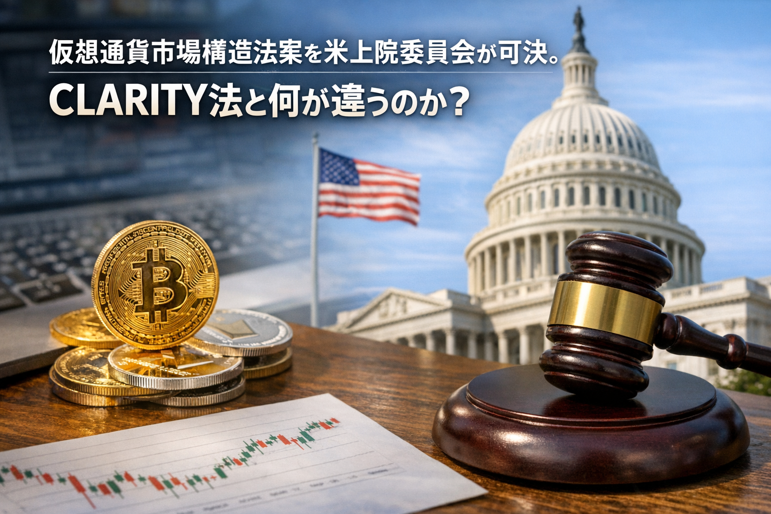米上院農業委員会、仮想通貨市場構造法案を可決。投資家はどう受け止めるべきか