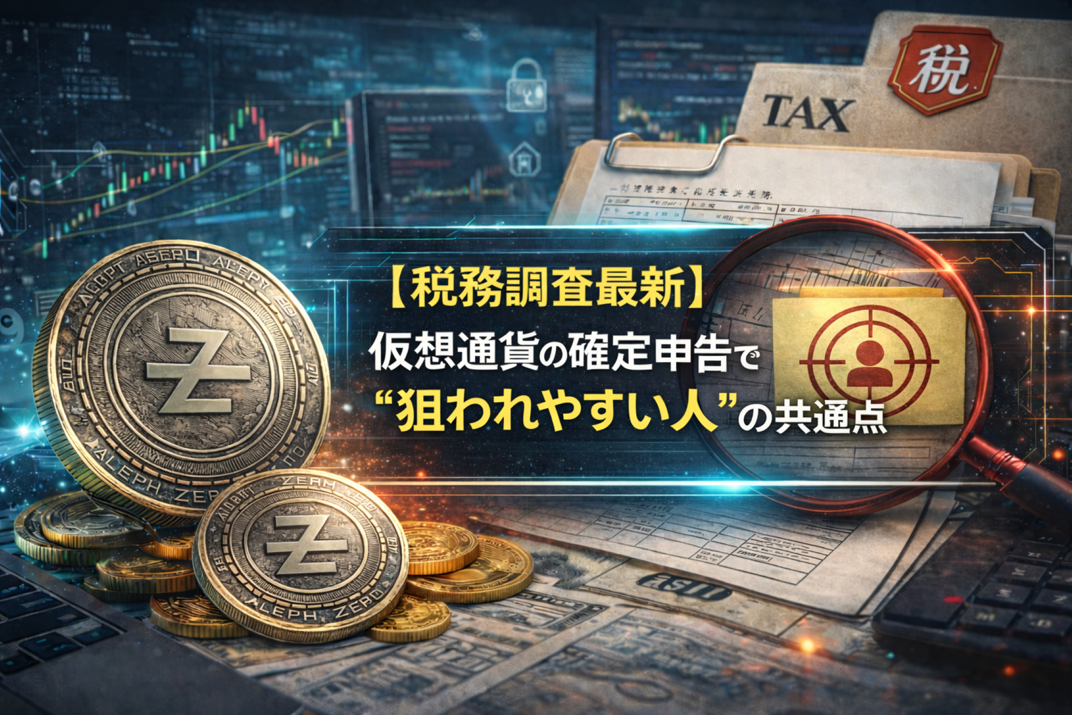 税務調査最新】仮想通貨の確定申告で