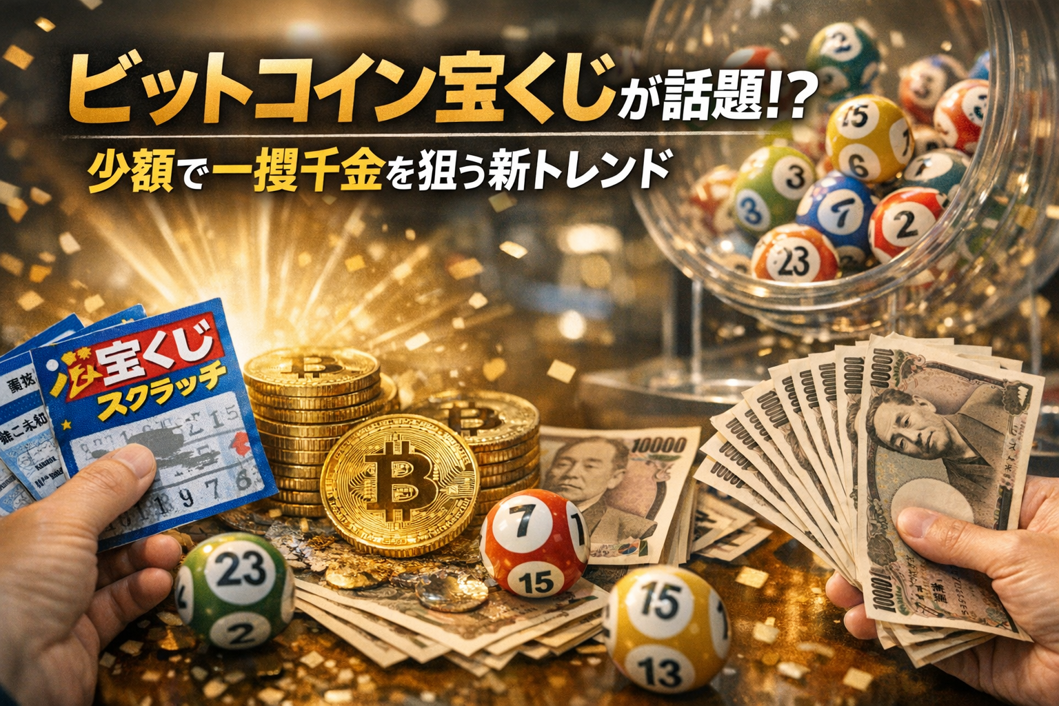 ビットコイン宝くじ】が話題⁉少額で一攫千金を狙う新トレンド - CoinChoice（コインチョイス）
