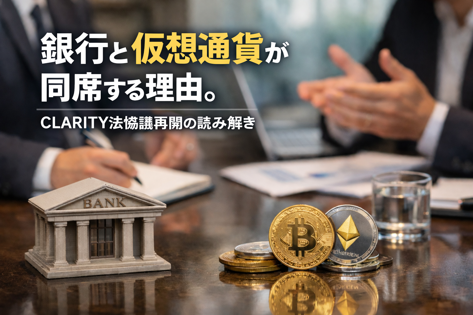 銀行と仮想通貨が同席する理由。CLARITY法協議再開の読み解き - CoinChoice（コインチョイス）