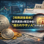 【税務調査最新】仮想通貨の確定申告で"狙われやすい人"の共通点