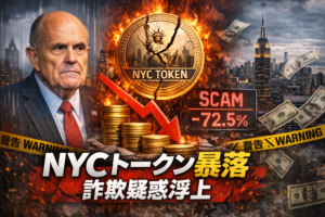 【NYC Token大暴落】元NY市長の仮想通貨詐欺疑惑を徹底解説