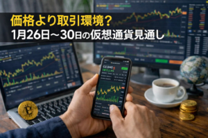 価格より取引環境？1月26日〜30日の仮想通貨見通し