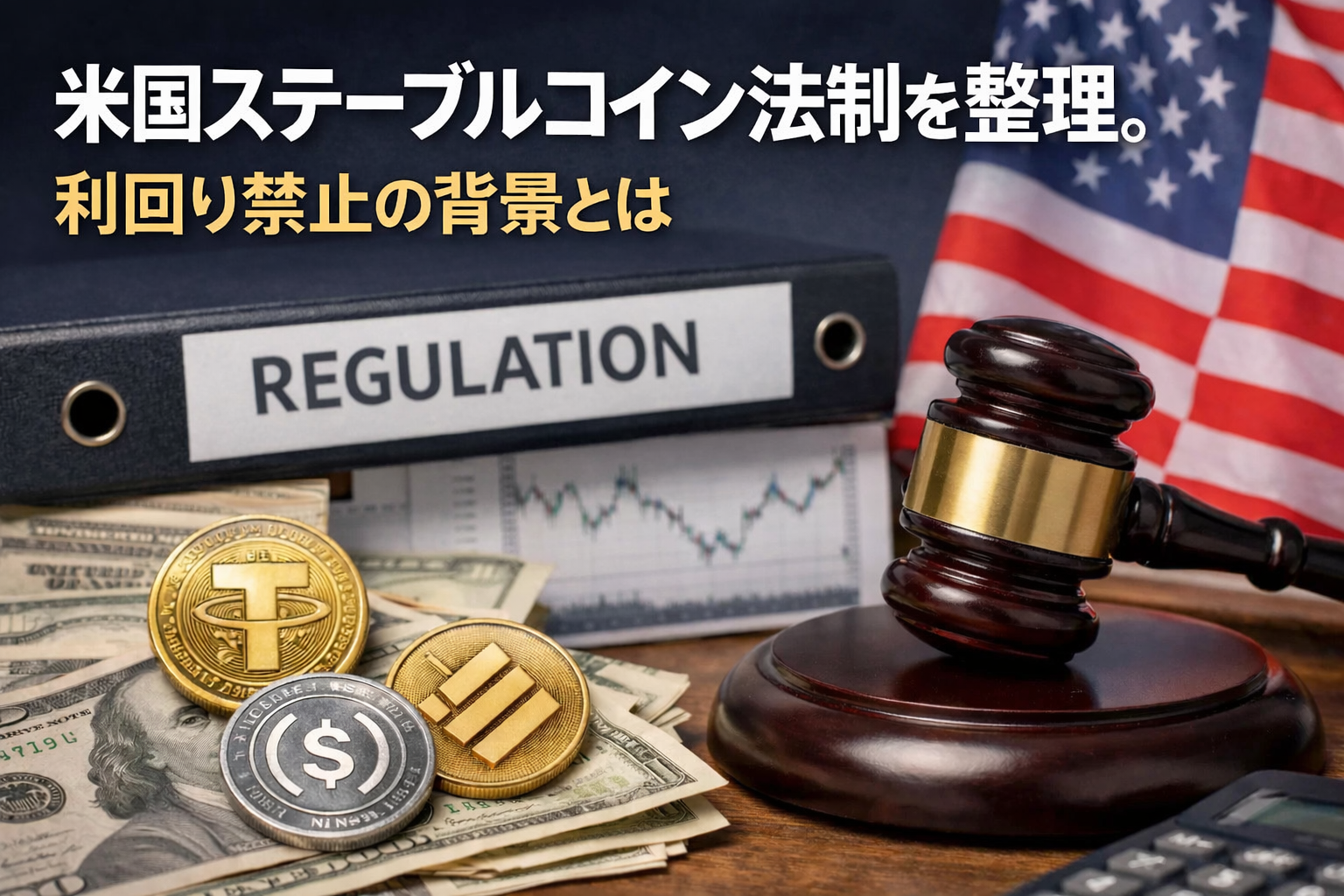 米国ステーブルコイン法制を整理。利回り禁止の背景とは