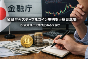 金融庁がステーブルコイン規則案を意見募集。投資家はどう受け止めるべきか