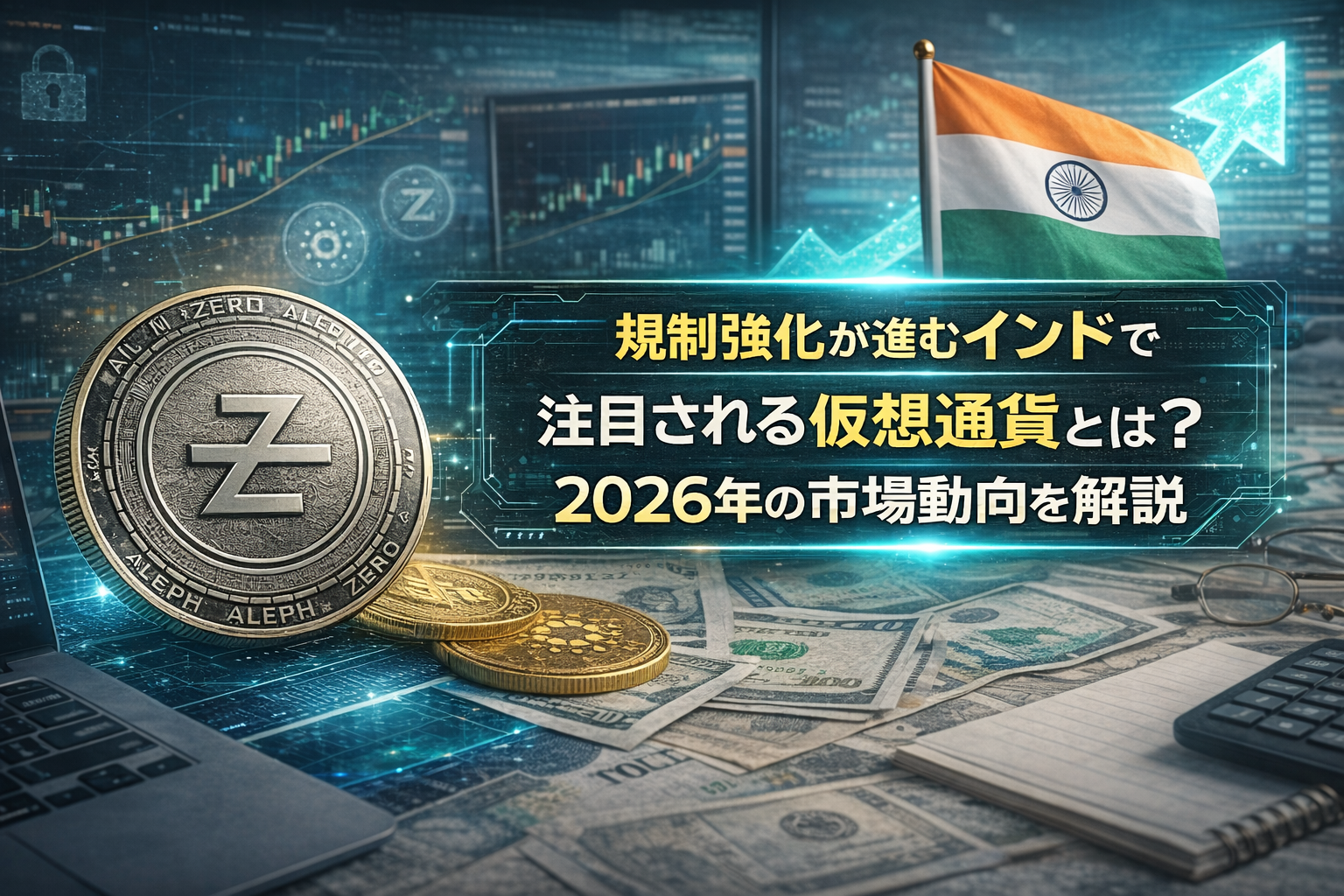 規制強化が進むインドで注目される仮想通貨とは？2026年の市場動向を解説