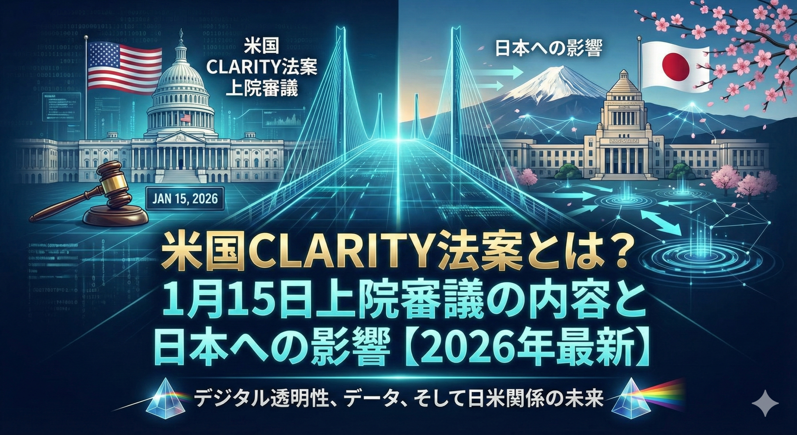 【速報】米国上院、暗号資産規制法案草案を公開 1月15日審議へ