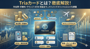 Triaカードとは？年会費・手数料・ラウンジ・ATM・税金まで、メリット/デメリットと口コミを網羅解説