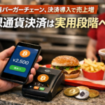 米老舗バーガーチェーン、決済導入で売上増 仮想通貨決済は実用段階へ