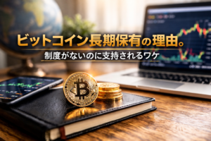 ビットコイン長期保有の理由。制度がないのに支持されるワケ