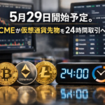 5月29日開始予定。CMEが仮想通貨先物を24時間取引へ