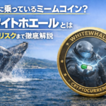 今波に乗っているミームコイン？ホワイトホエールとは。特徴とリスクまで徹底解説