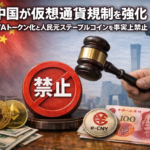 中国が仮想通貨規制を強化。RWAトークン化と人民元ステーブルコインを事実上禁止