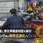 金融庁、暗号資産に責任準備金制度を検討。ハッキング時の補償迅速化へ