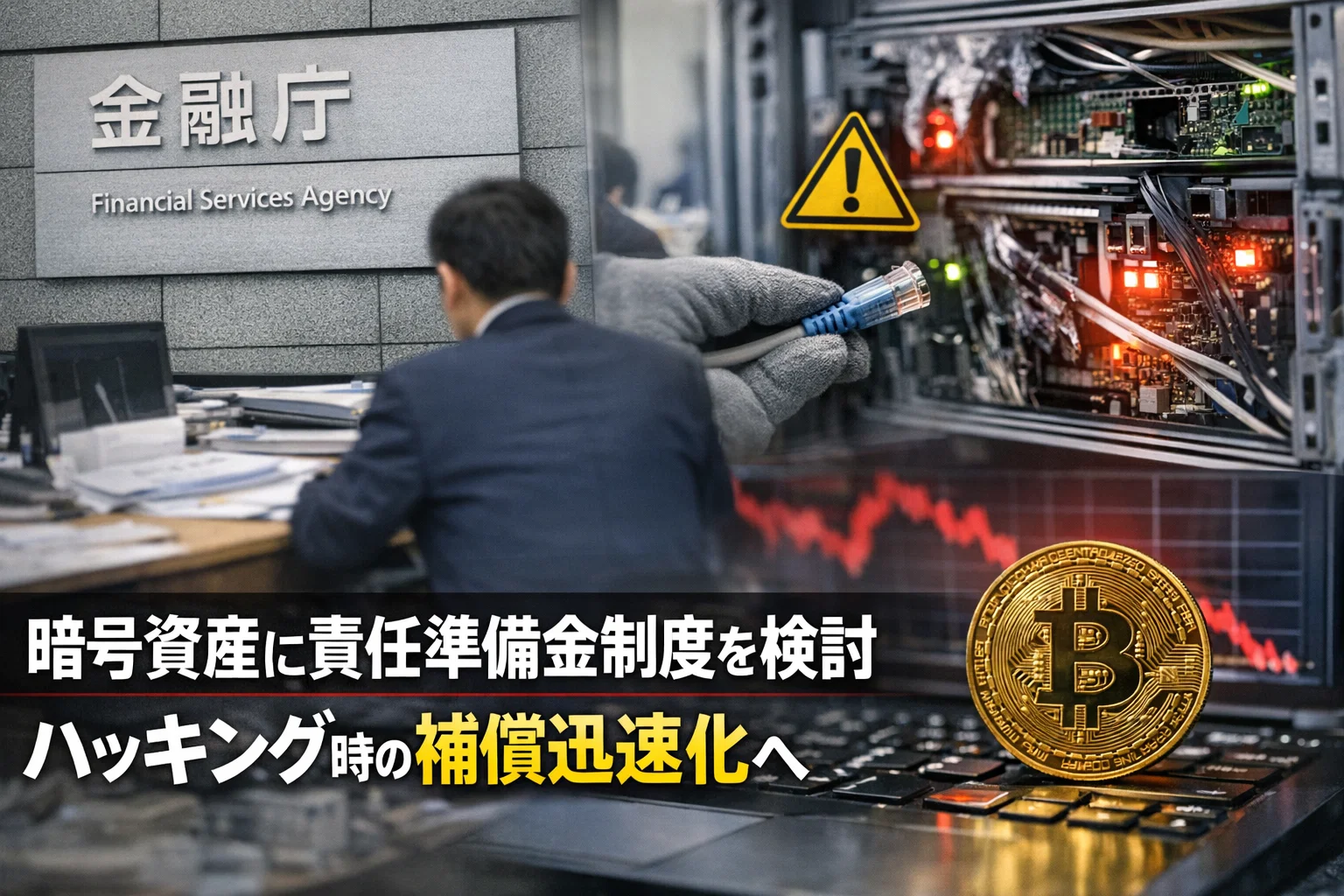 金融庁、暗号資産に責任準備金制度を検討。ハッキング時の補償迅速化へ