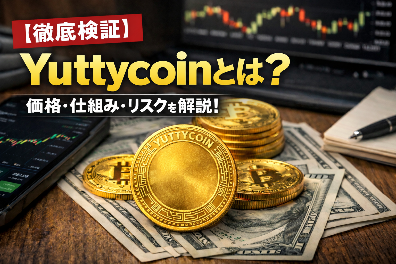 【徹底検証】Yuttycoinとは？価格・仕組み・リスクを解説！