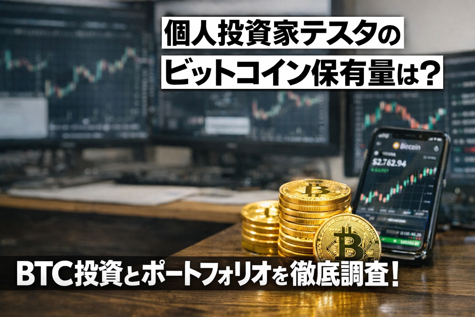 個人投資家テスタのビットコイン保有量は？BTC投資とポートフォリオを徹底調査！