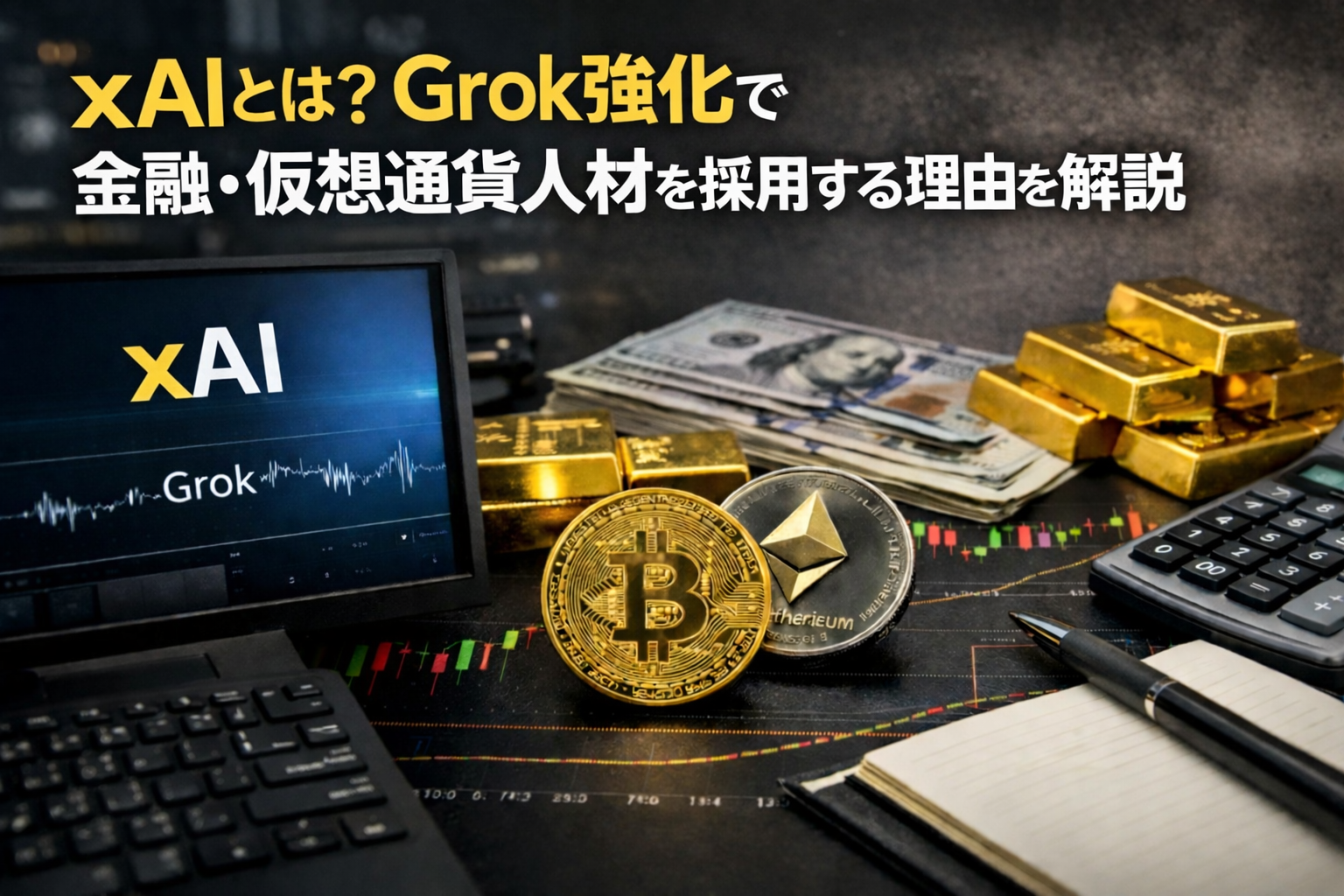 xAIとは？Grok強化で金融・仮想通貨人材を採用する理由を解説