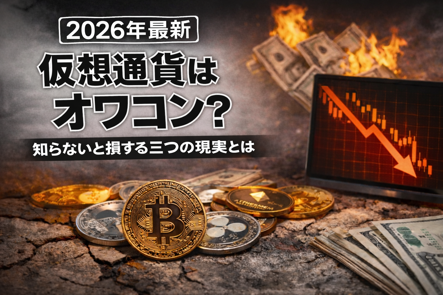 【2026年最新】仮想通貨はオワコン？知らないと損する三つの現実とは