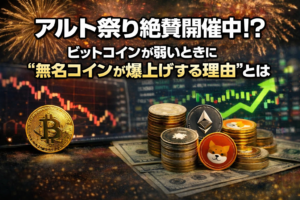アルト祭り絶賛開催中！？ビットコインが弱いときに“無名コインが爆上げする理由”とは