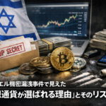 イスラエル機密漏洩事件で見えた「仮想通貨が選ばれる理由」とそのリスク
