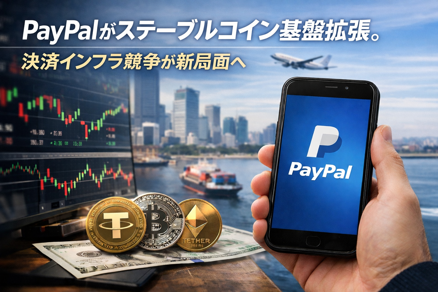 【2026年3月最新】PayPalがステーブルコイン基盤拡張。決済インフラ競争が新局面へ