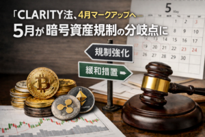 CLARITY法、4月マークアップへ—5月が暗号資産規制の分岐点に