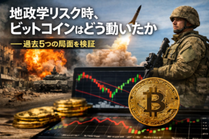 地政学リスク時、ビットコインはどう動いたか─過去5つの局面を検証