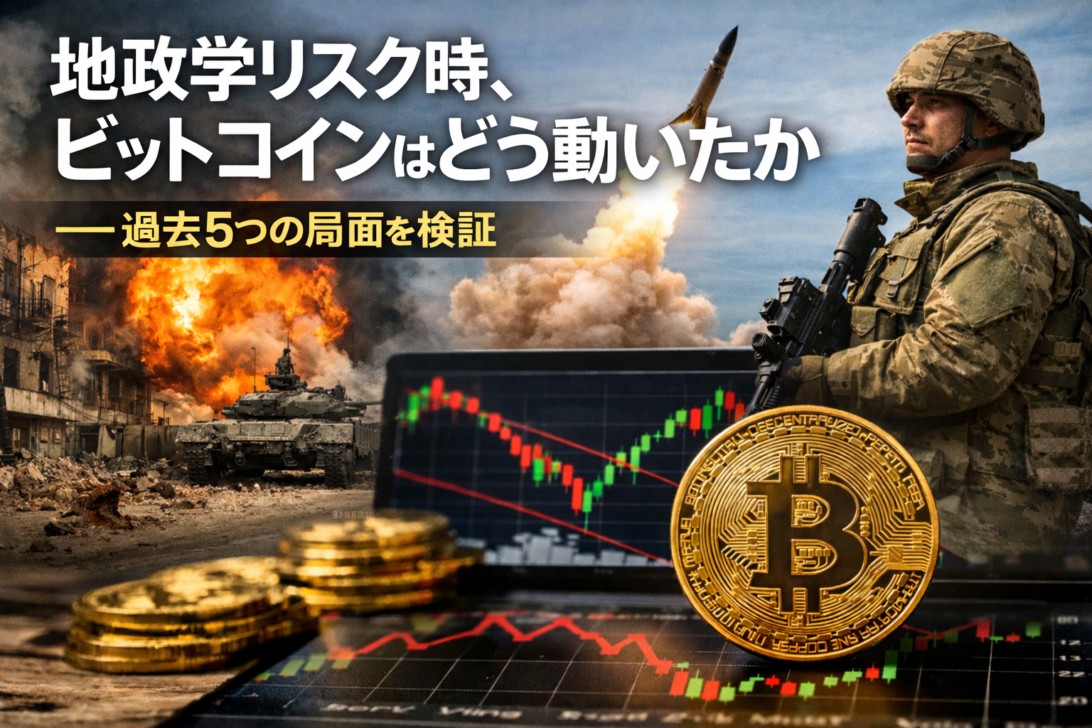 地政学リスク時、ビットコインはどう動いたか─過去5つの局面を検証