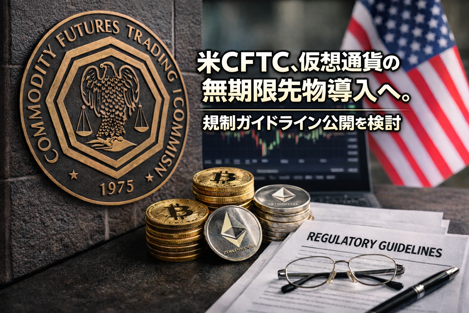 米CFTC、仮想通貨の無期限先物導入へ―規制ガイドライン公開を検討