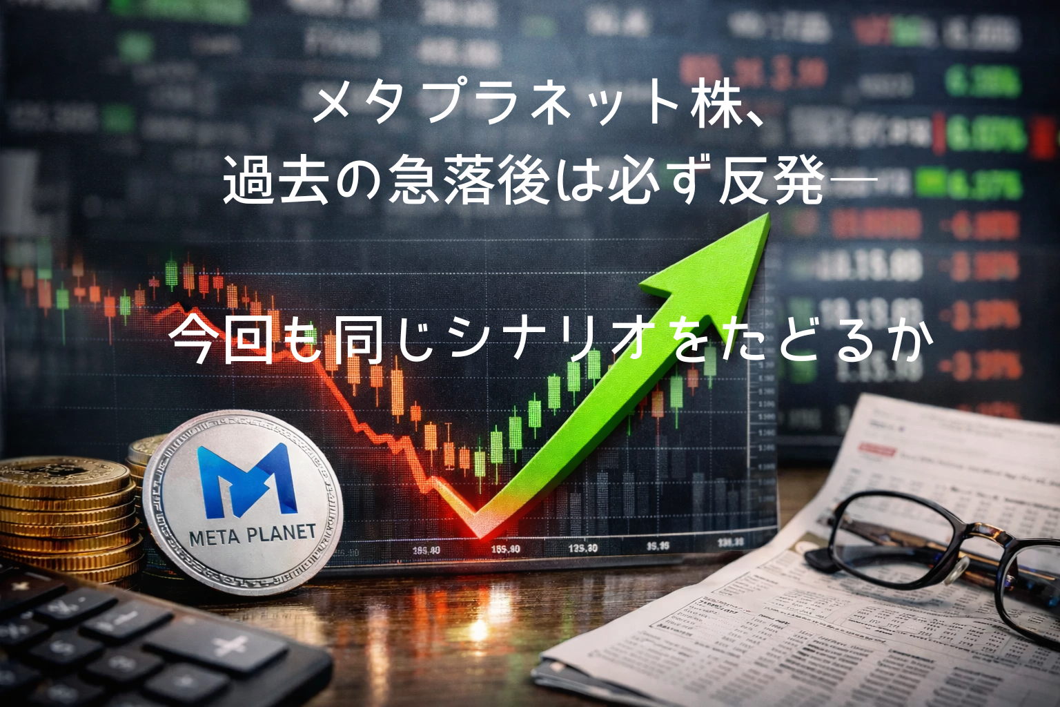 【徹底解析】メタプラネット株、過去の急落後は必ず反発―今回も同じシナリオをたどるか
