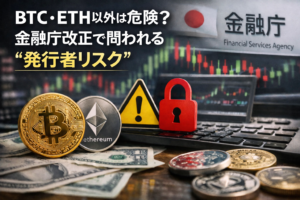 BTC・ETH以外は危険？金融庁改正で問われる“発行者リスク”とは