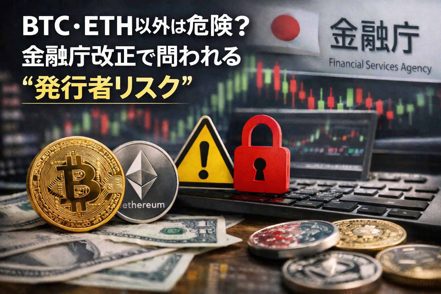 BTC・ETH以外は危険？金融庁改正で問われる“発行者リスク”とは