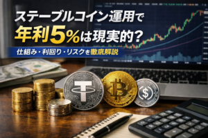 ステーブルコイン運用で年利5%は現実的？仕組み・利回り・リスクを徹底解説