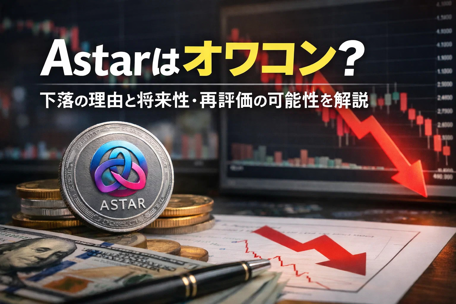 Astarはオワコン？下落の理由と将来性・再評価の可能性を解説