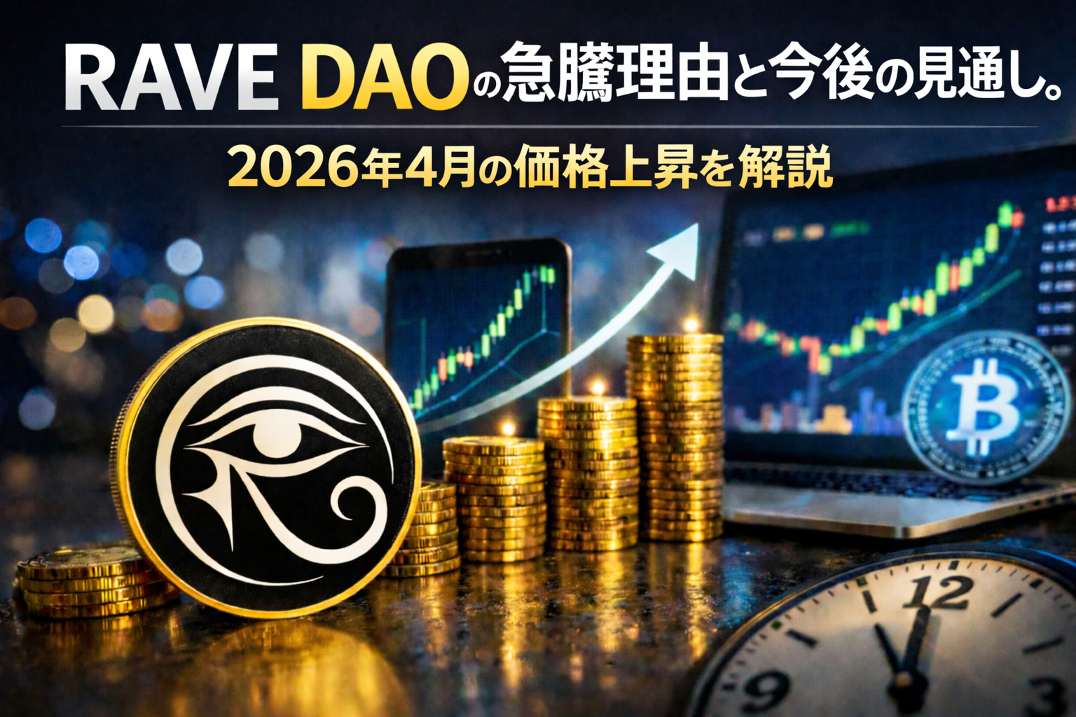 RAVE DAOの急騰理由と今後の見通し。2026年4月の価格上昇を解説