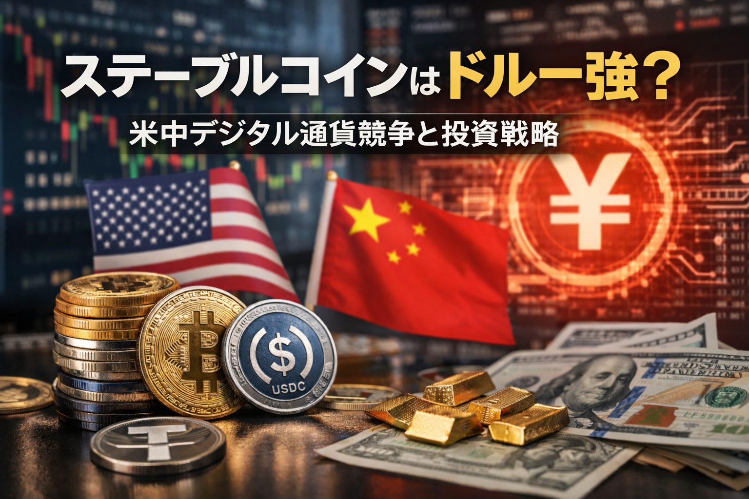 【独自解説】ステーブルコインはドル一強？米中デジタル通貨競争と投資戦略