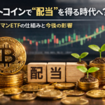 ビットコインで“配当”を得る時代へ？ゴールドマンETFの仕組みと今後の影響