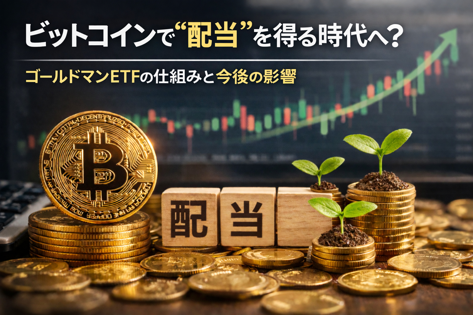 ビットコインで“配当”を得る時代へ?ゴールドマンETFの仕組みと今後の影響