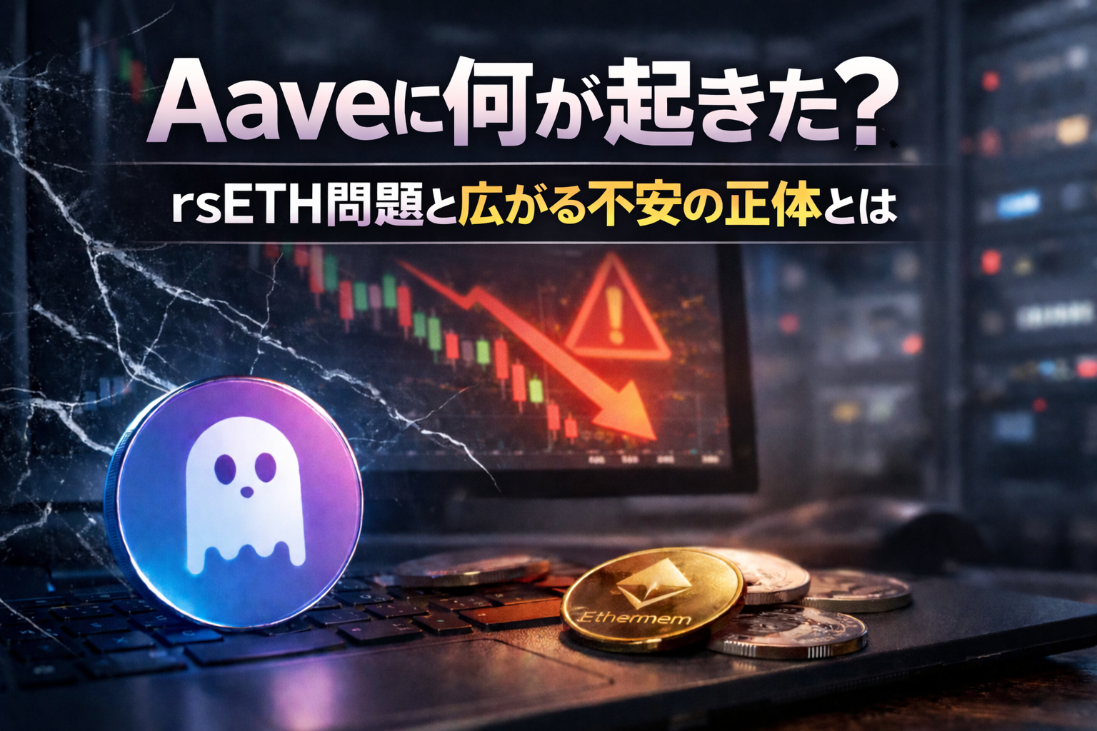 Aaveに何が起きた？仮想通貨を預けるサービスで起きた290億円規模の問題とは
