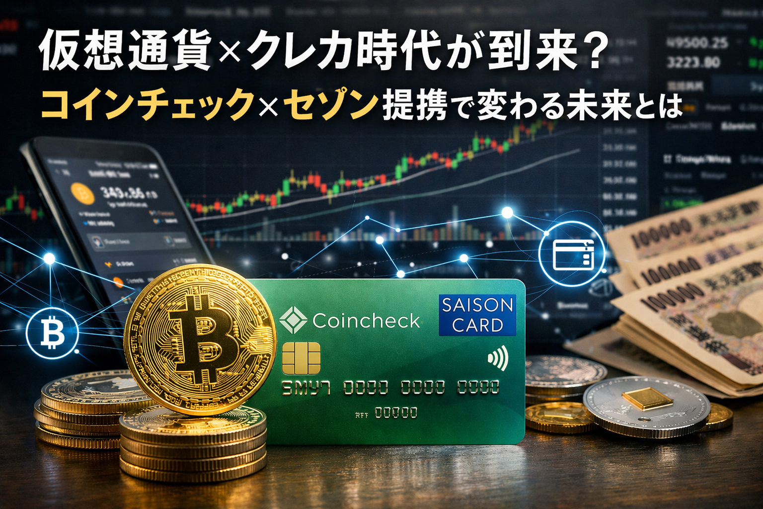 仮想通貨×クレカ時代が到来？コインチェック×セゾン提携で変わる未来とは