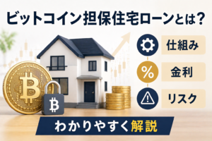 ビットコイン担保住宅ローンとは？仕組み・金利・リスクをわかりやすく解説