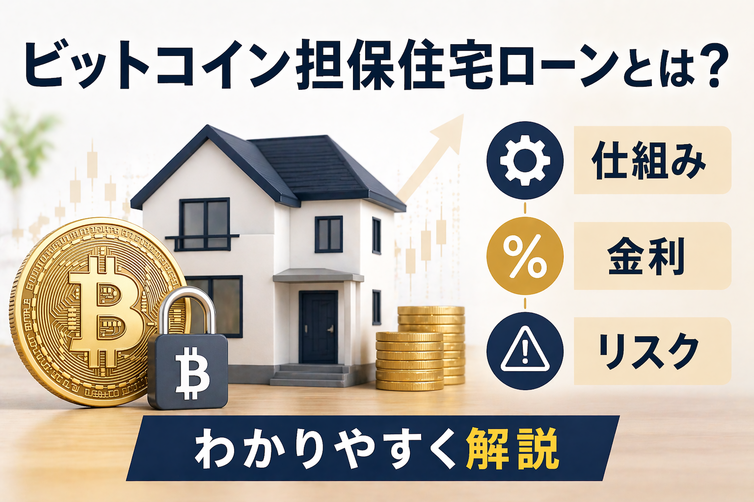 ビットコイン担保住宅ローンとは？仕組み・金利・リスクをわかりやすく解説