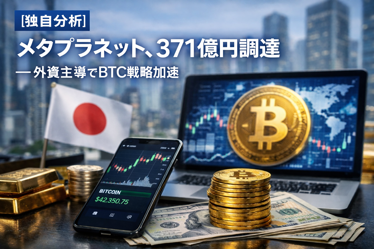 【独自IR分析】メタプラネット、371億円調達―外資主導でBTC戦略加速