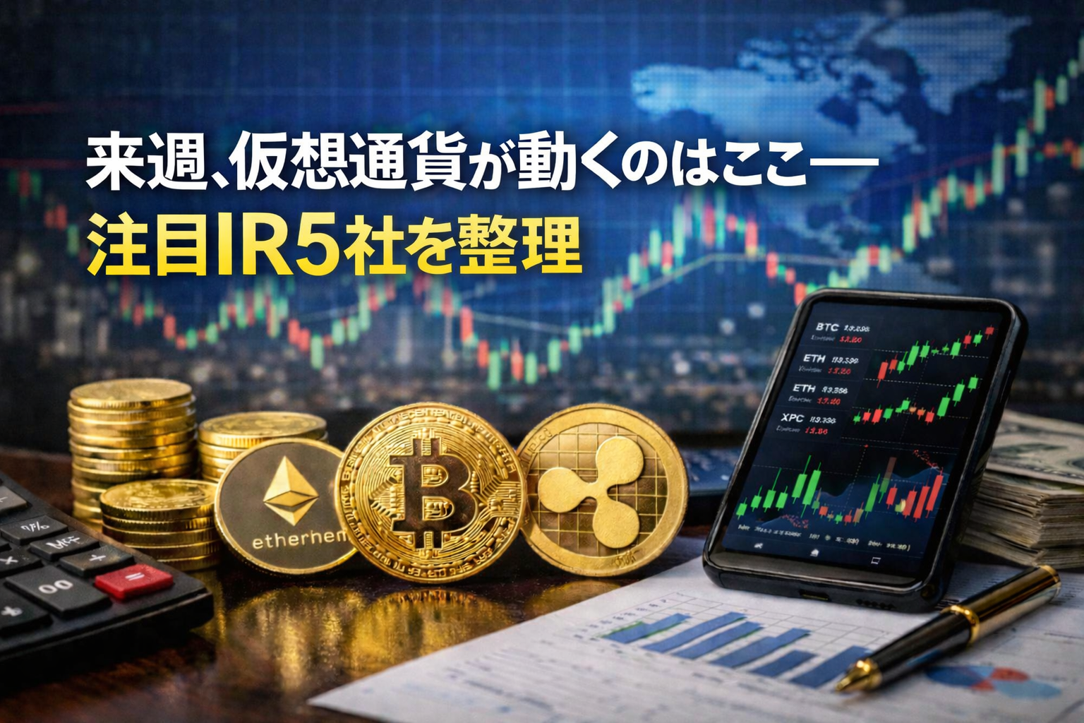 【独自解説】来週、仮想通貨が動くのはここ―注目IR5社を整理