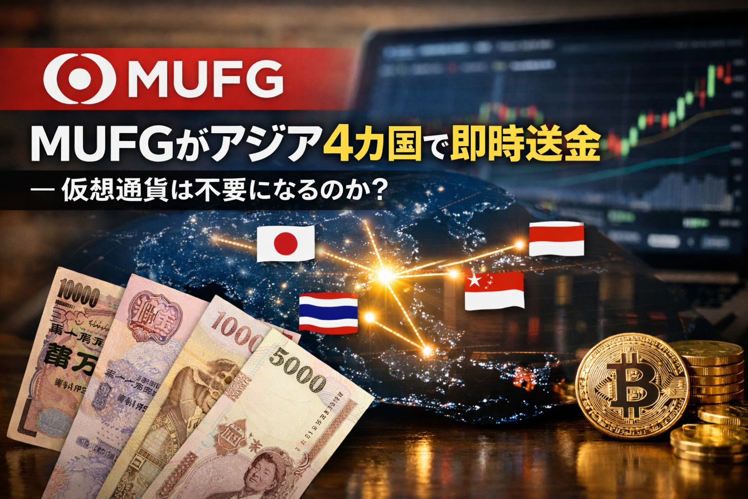 MUFGの新送金「Unity」とは？仮想通貨は不要になるのかを解説